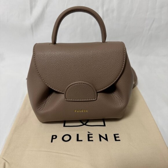 polene Numéro Un Nano Edition Textured Taupe - Picture 1 of 12
